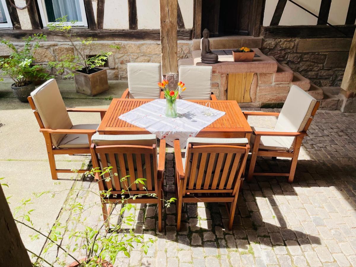 Auszeit - Historisches Ferienhaus In Der Suedpfalz Dierbach Exterior foto
