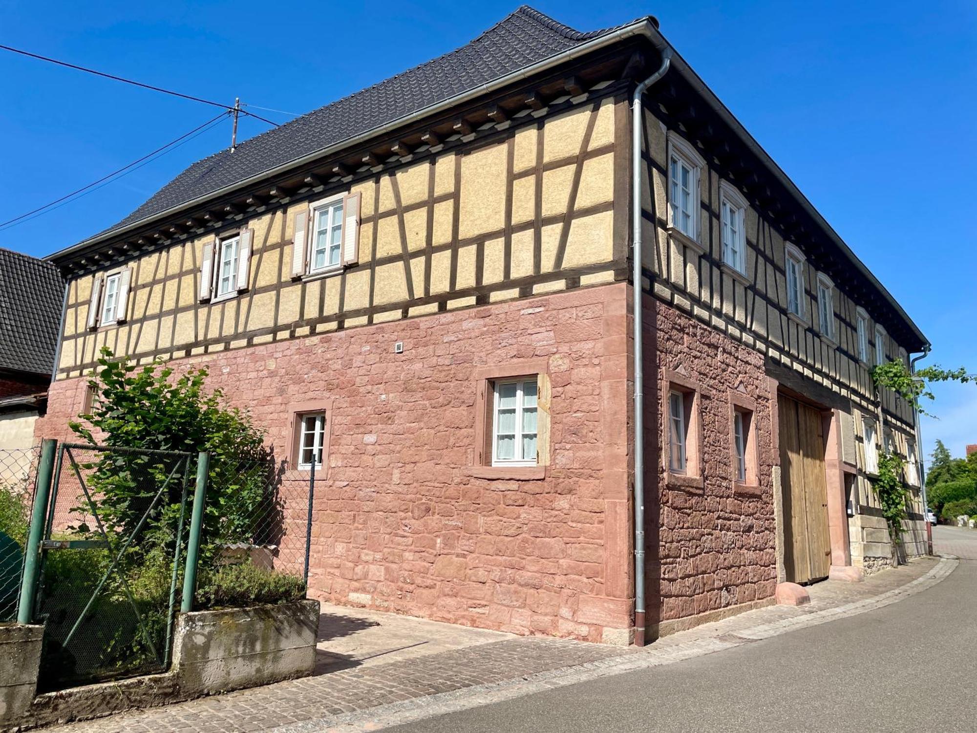 Auszeit - Historisches Ferienhaus In Der Suedpfalz Dierbach Exterior foto